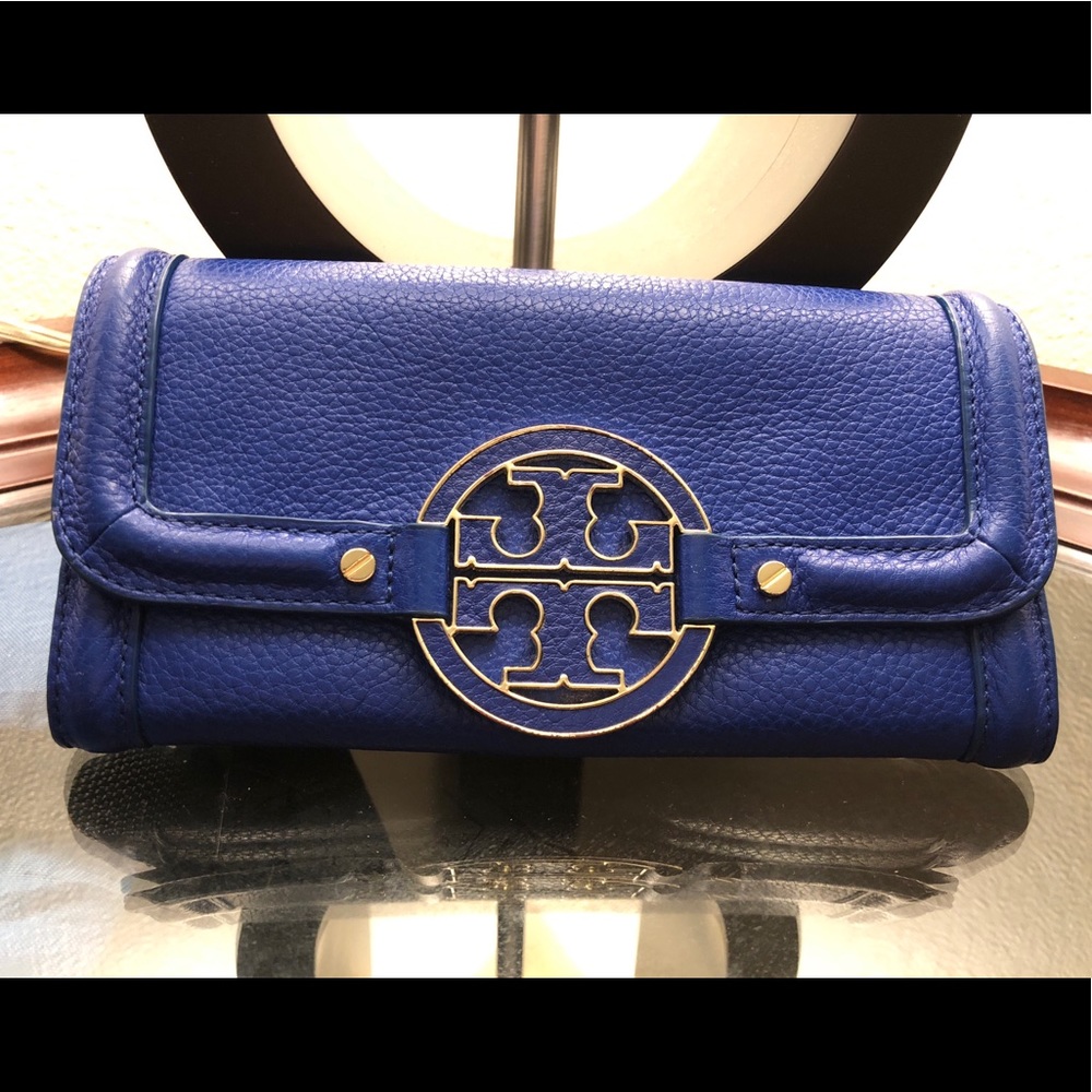 Tory Burch Blue Wallet
